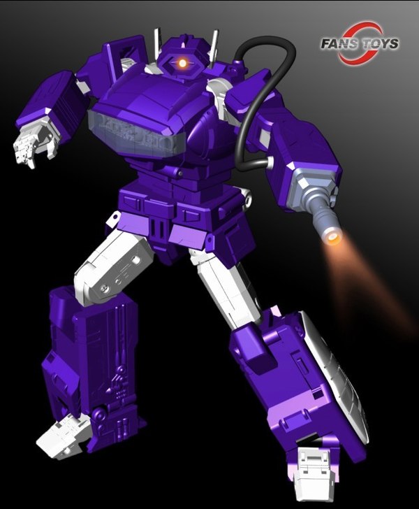 FanToys NOT Masterpiece Shockwave New Image Compare With MP 10 Optimus Prime Figure  (3 of 4)